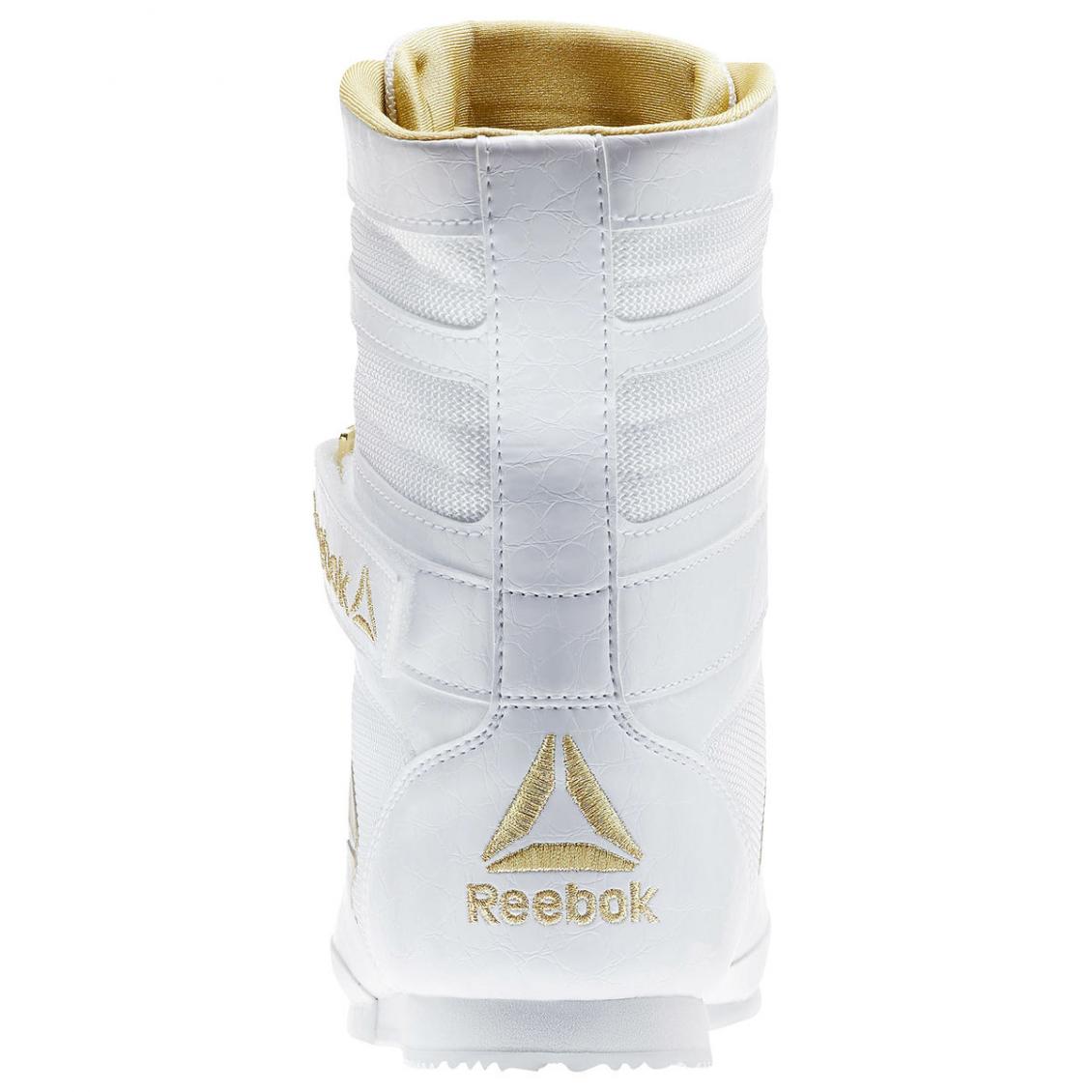 White – Reebok Boxing Boot – Buck Mens White / Gold